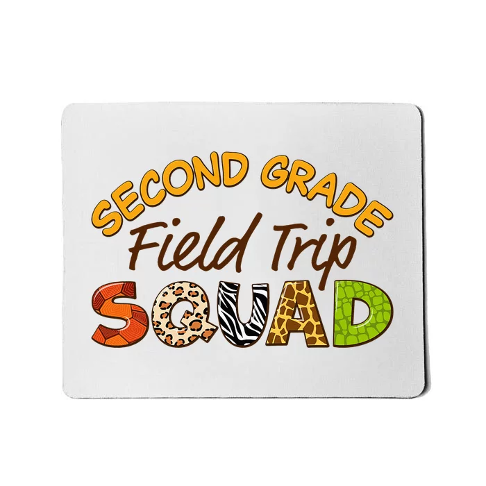 Second Grade Students School Zoo Field Trip Squad Matching Mousepad