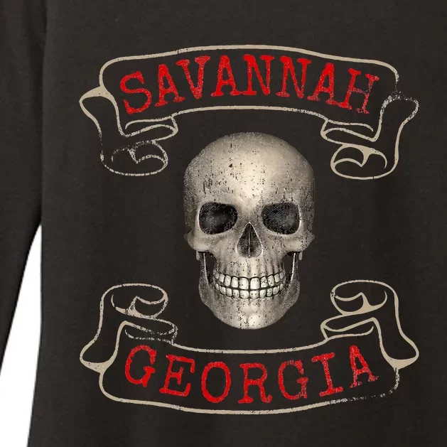 Savannah Georgia Womens CVC Long Sleeve Shirt