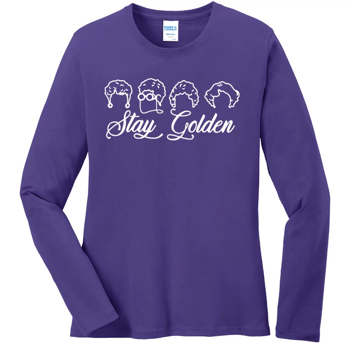 Stay Golden Ladies Long Sleeve Shirt