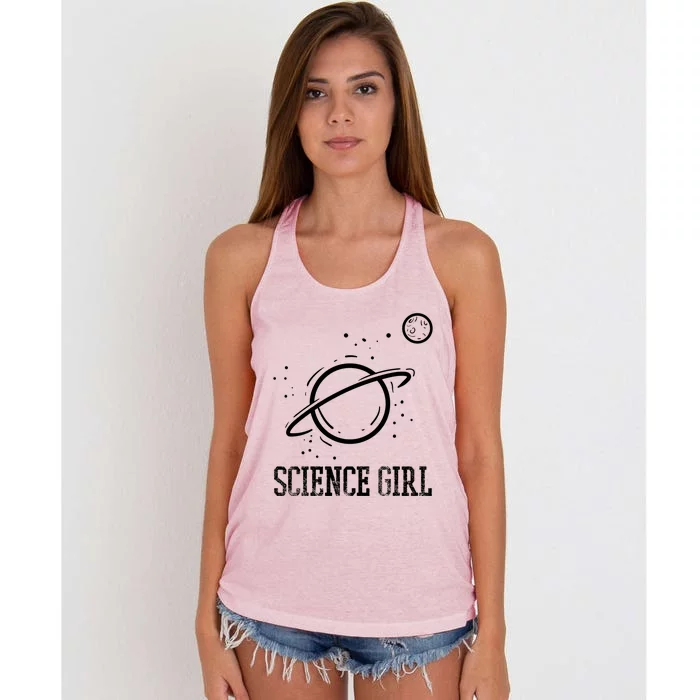 Science Gift Women's Knotted Racerback Tank