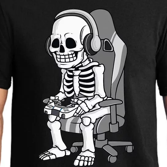 Spooky Gaming Skeleton Costume Pajama Set