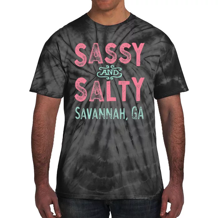 Savannah Georgia Sassy Souvenir Tie-Dye T-Shirt