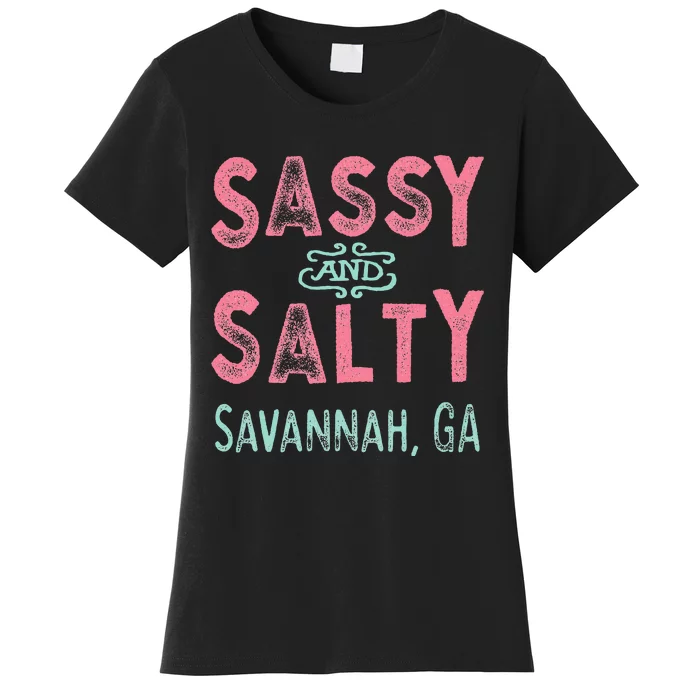 Savannah Georgia Sassy Souvenir Women's T-Shirt