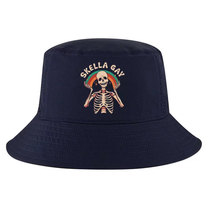 Skella Gay Skeleton Lgbtq Gay Queer Lesbian Pride Month Cool Comfort Performance Bucket Hat