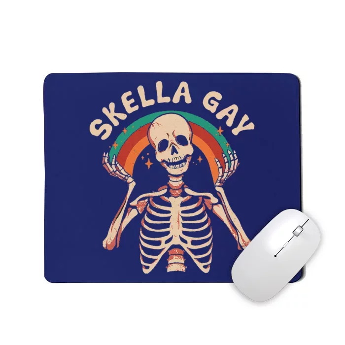 Skella Gay Skeleton Lgbtq Gay Queer Lesbian Pride Month Mousepad