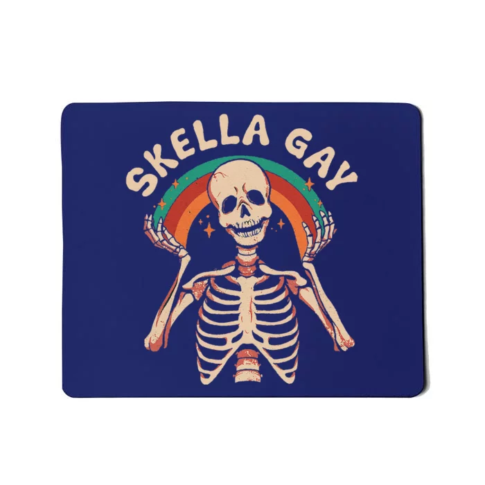 Skella Gay Skeleton Lgbtq Gay Queer Lesbian Pride Month Mousepad