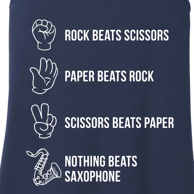 Saxophone Gift Ladies Essential Tank