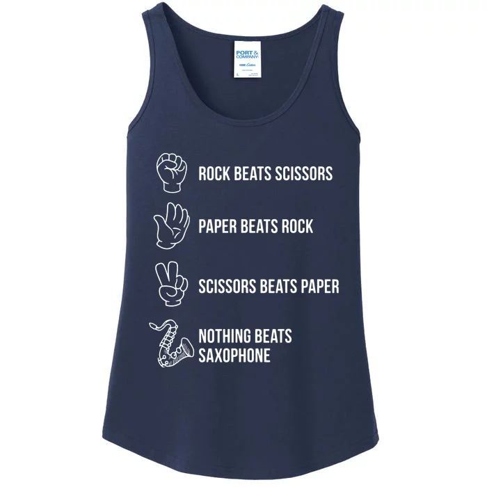 Saxophone Gift Ladies Essential Tank