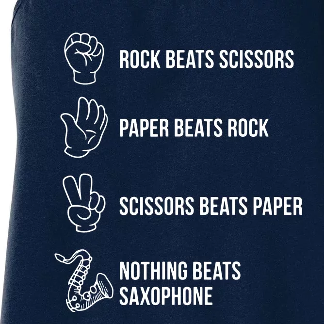 Saxophone Gift Women's Racerback Tank