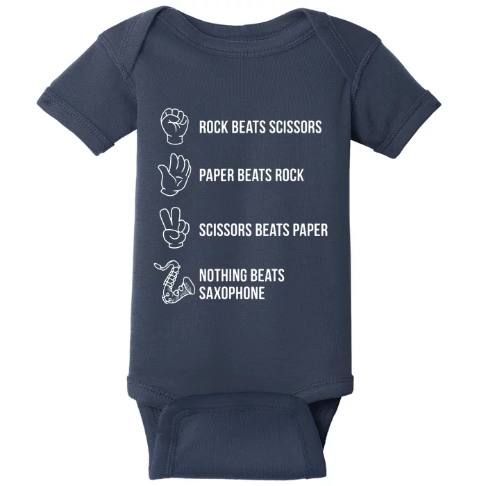 Saxophone Gift Baby Bodysuit