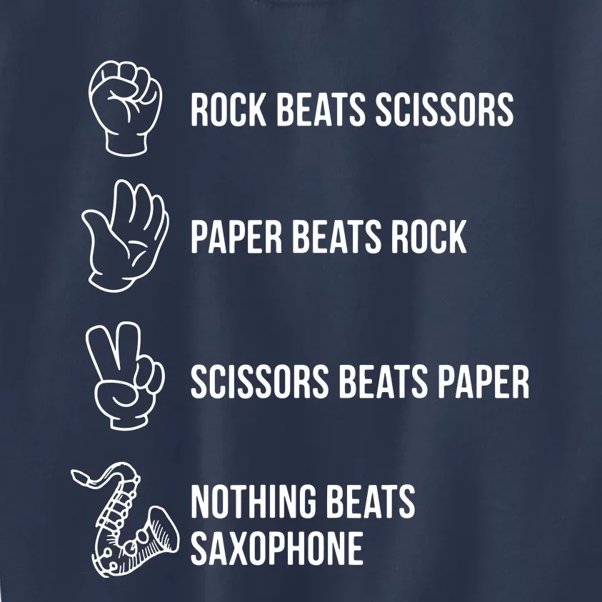 Saxophone Gift Kids Sweatshirt