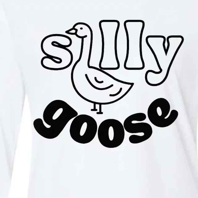 Silly Goose Womens Cotton Relaxed Long Sleeve T-Shirt