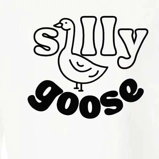 Silly Goose Cropped Pullover Crew