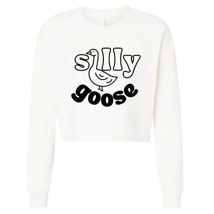 Silly Goose Cropped Pullover Crew