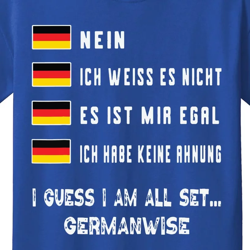 Speaking German Shirts Funny Deutsch Student German Language Kids T-Shirt