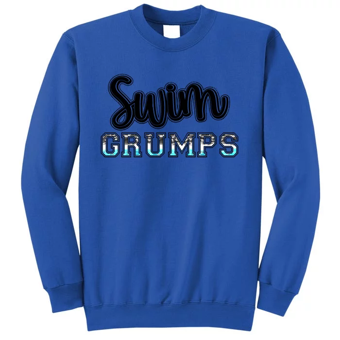 Swim Grumps Swimming Diving Camo Western Fathers Day Gift Sweatshirt