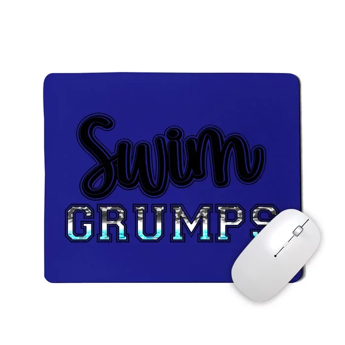 Swim Grumps Swimming Diving Camo Western Fathers Day Gift Mousepad