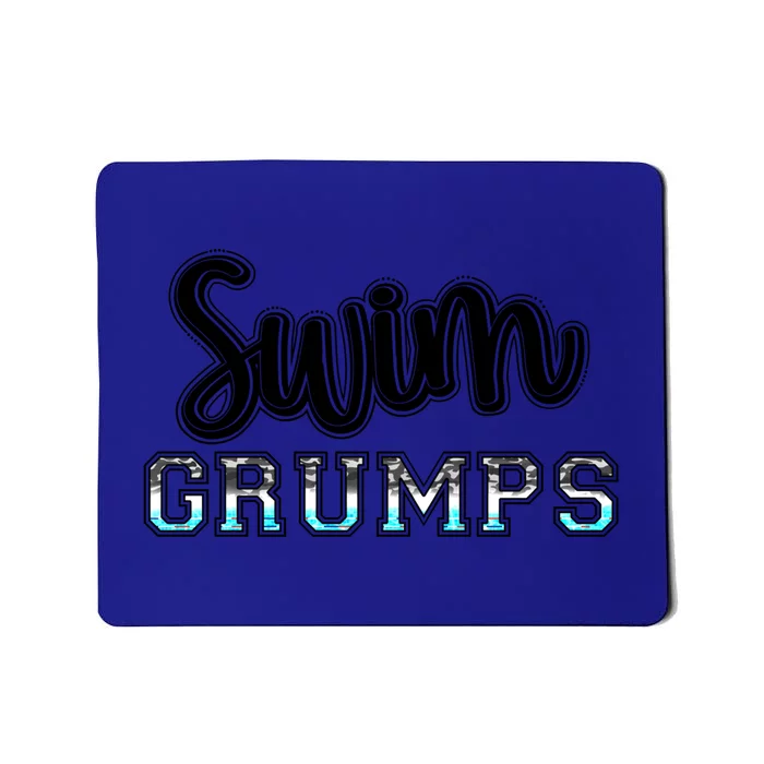 Swim Grumps Swimming Diving Camo Western Fathers Day Gift Mousepad