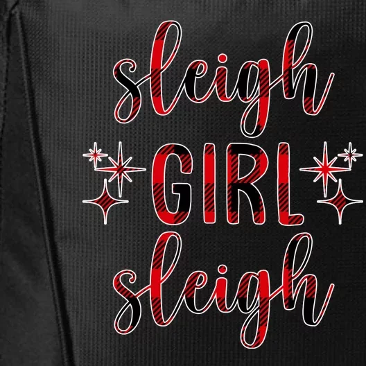 Sleigh Girl Sleigh Christmas Funny Gift City Backpack