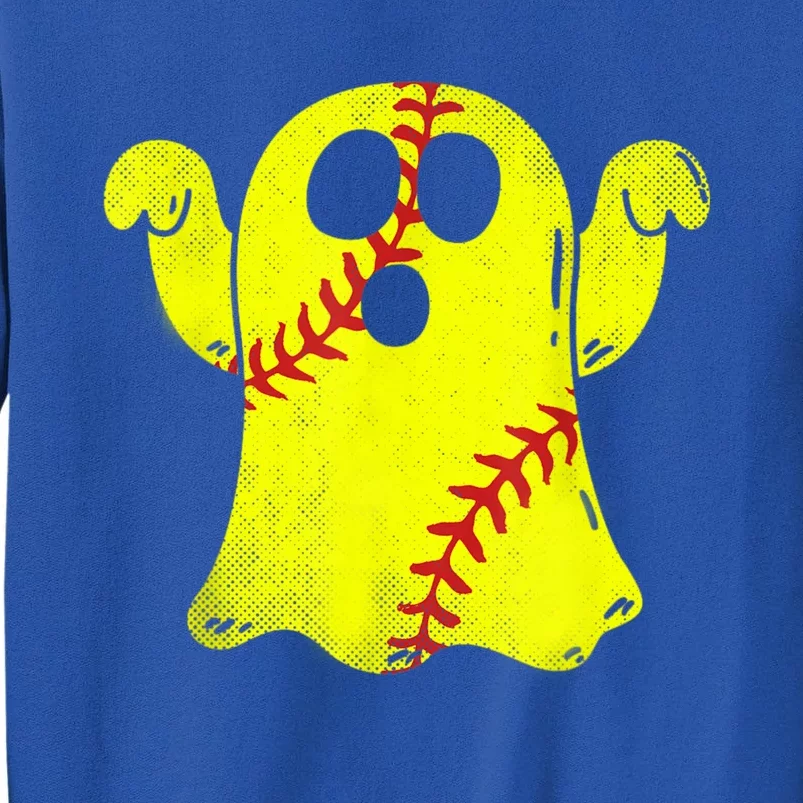 Softball Ghost Softball Lover Halloween Costume Sweatshirt