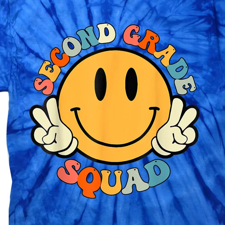 Second Grade Squad 2Nd Grade Teacher Student Back To School Gift Tie-Dye T-Shirt