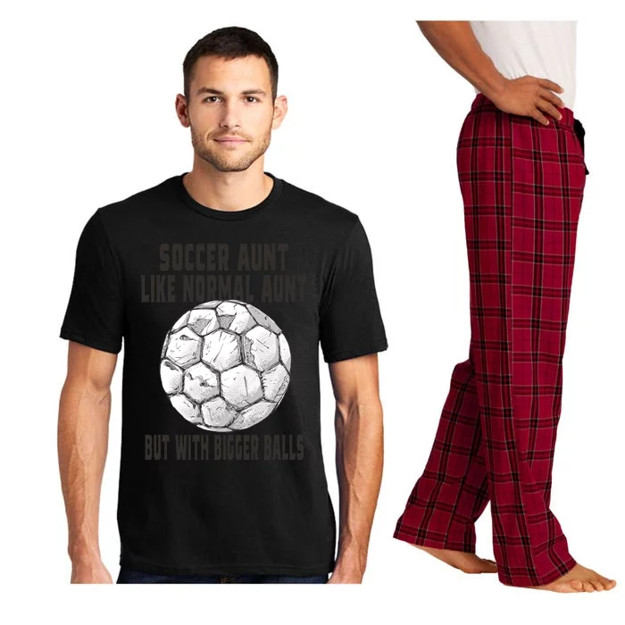 Soccer Gift Soccer Aunt Like A Baseball Aunt Soccer Player Gift Pajama Set