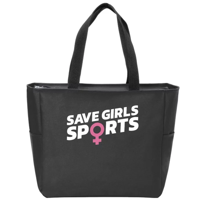 Save Girl Sports Zip Tote Bag