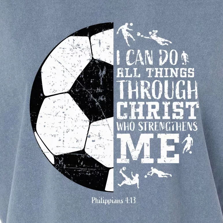 Soccer Gifts Sayings Christian Garment-Dyed Women's Muscle Tee