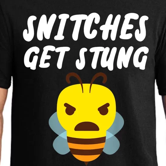 Snitches Get Stung Funny Bee Pajama Set