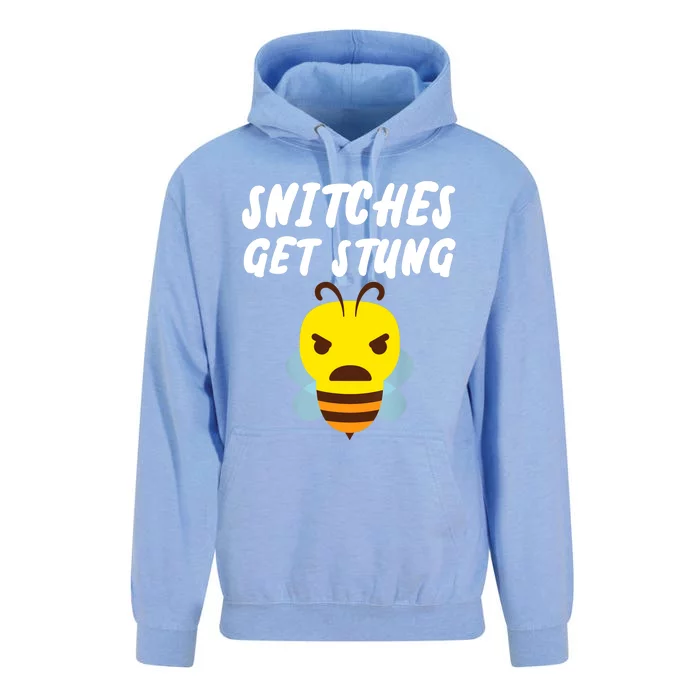 Snitches Get Stung Funny Bee Unisex Surf Hoodie