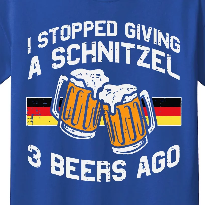 Stopped Giving Schnitzel Funny Bavaria Oktoberfest Kids T-Shirt