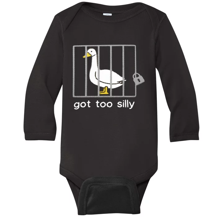 Silly Goose Baby Long Sleeve Bodysuit