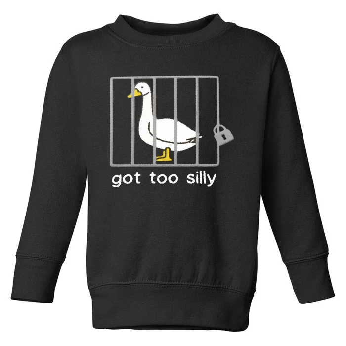 Silly Goose Toddler Sweatshirt