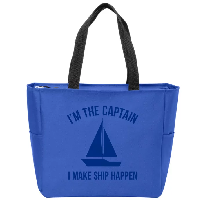 Sailing Gift Ship Pun Sailer Sailboat Gift Boating Gift Zip Tote Bag