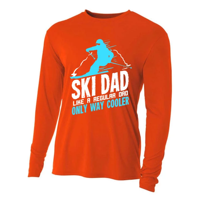 Ski Gift Ski Dad Gift Cooling Performance Long Sleeve Crew