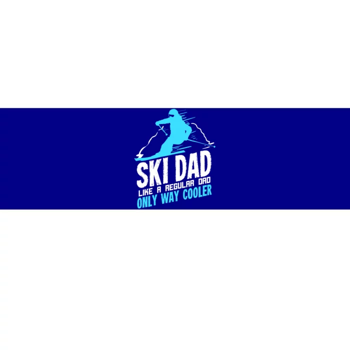 Ski Gift Ski Dad Gift Bumper Sticker