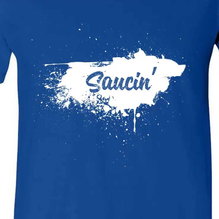 Saucin Gift V-Neck T-Shirt