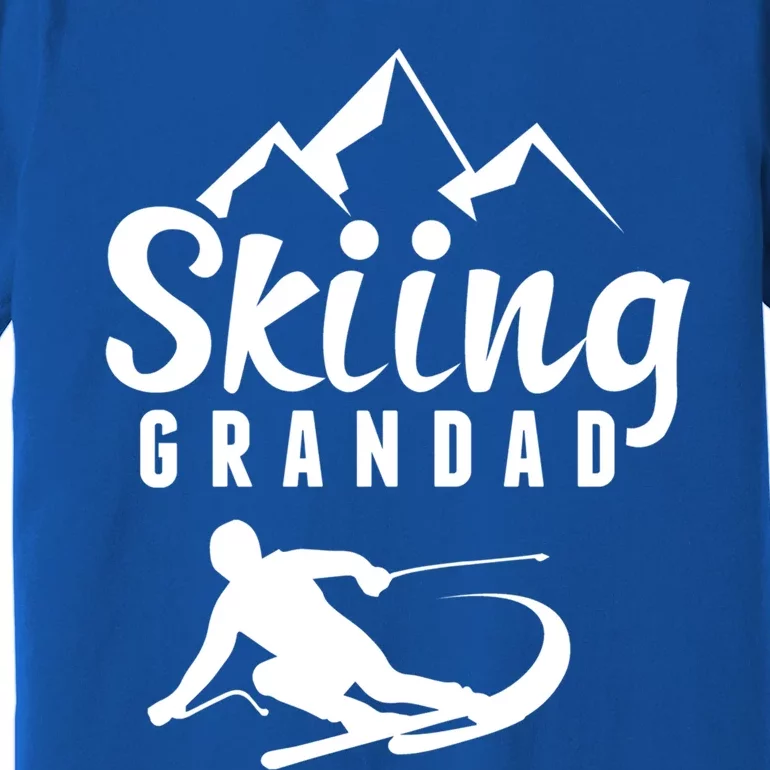 Skiing Grandad Skier Ski Grandpa Gift Premium T-Shirt