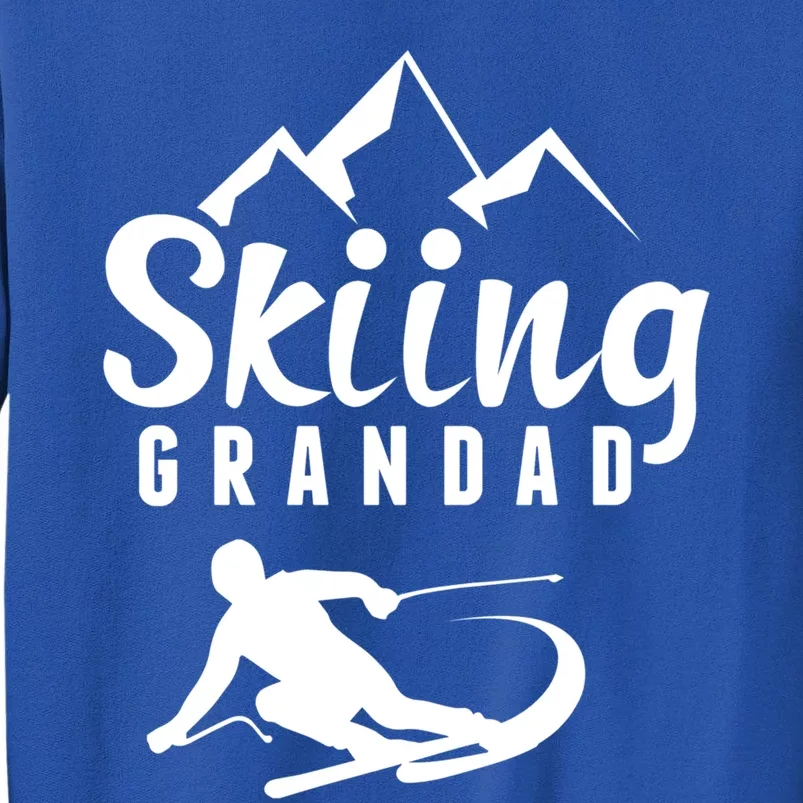 Skiing Grandad Skier Ski Grandpa Gift Tall Sweatshirt