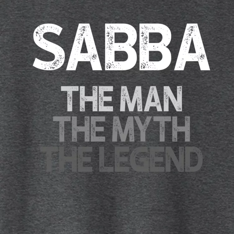 Sabba Gift: The The Myth The Legend Gift Women's Crop Top Tee