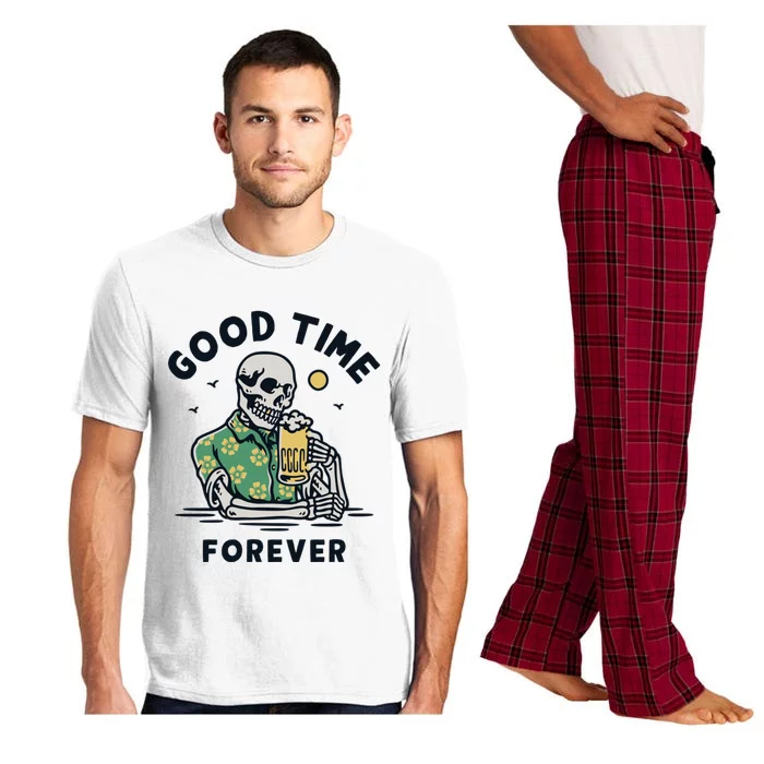 Skeleton Good Time Forever Pajama Set