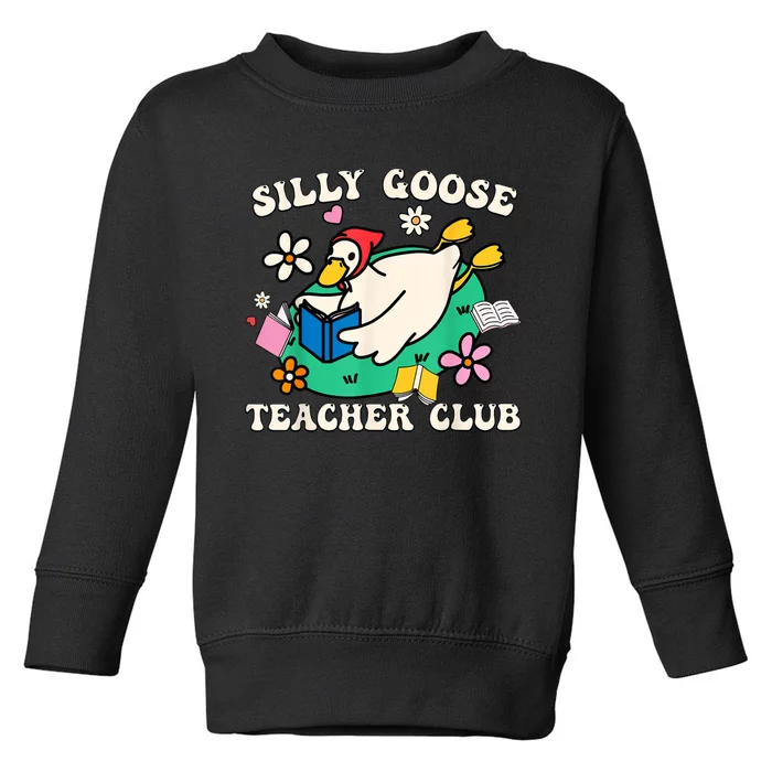 Silly Goose Teacher Club Toddler Sweatshirt