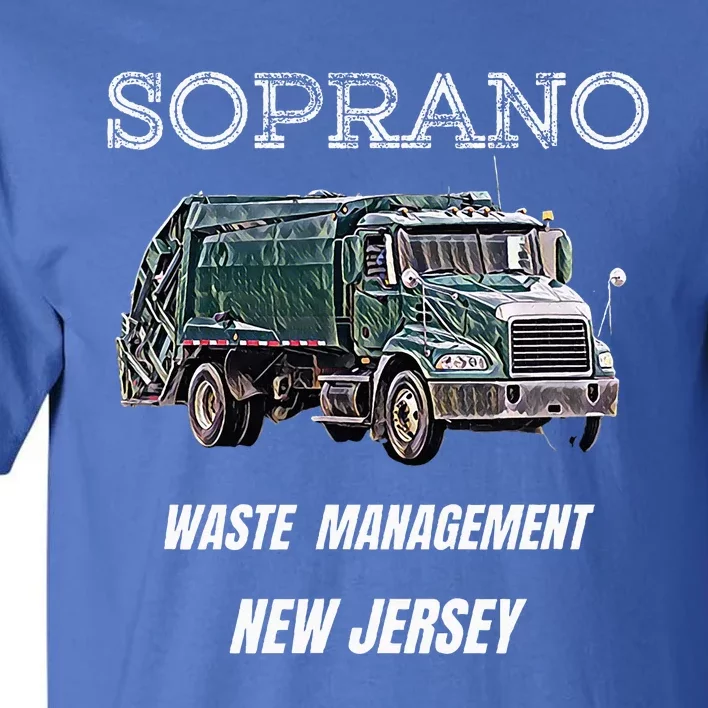 Soprano Garbage Truck Waste Management Tall T-Shirt