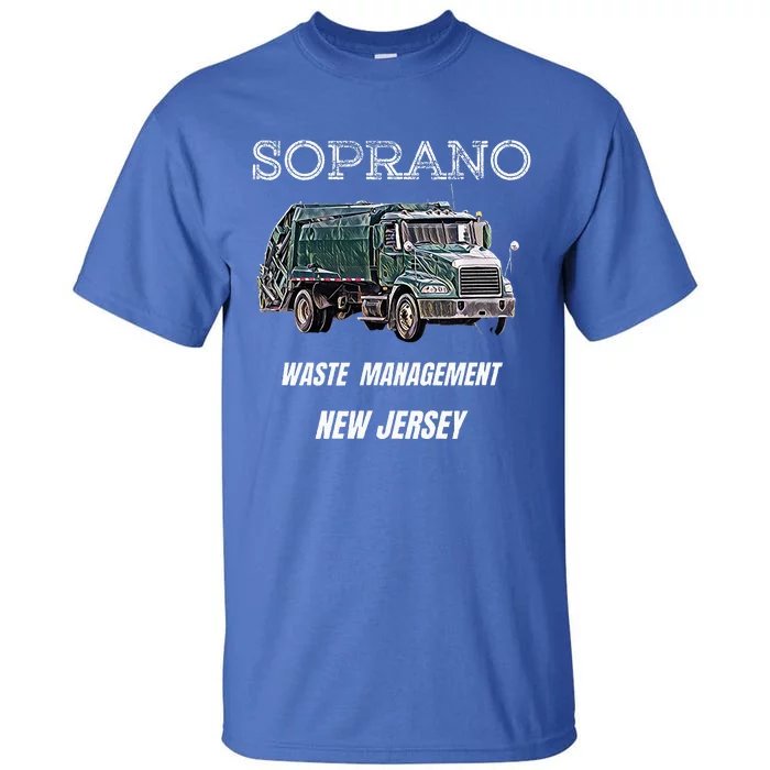 Soprano Garbage Truck Waste Management Tall T-Shirt