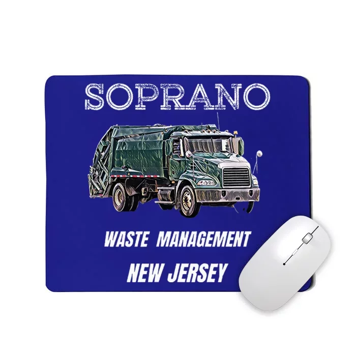 Soprano Garbage Truck Waste Management Mousepad