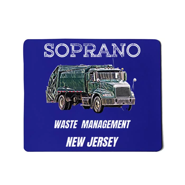 Soprano Garbage Truck Waste Management Mousepad