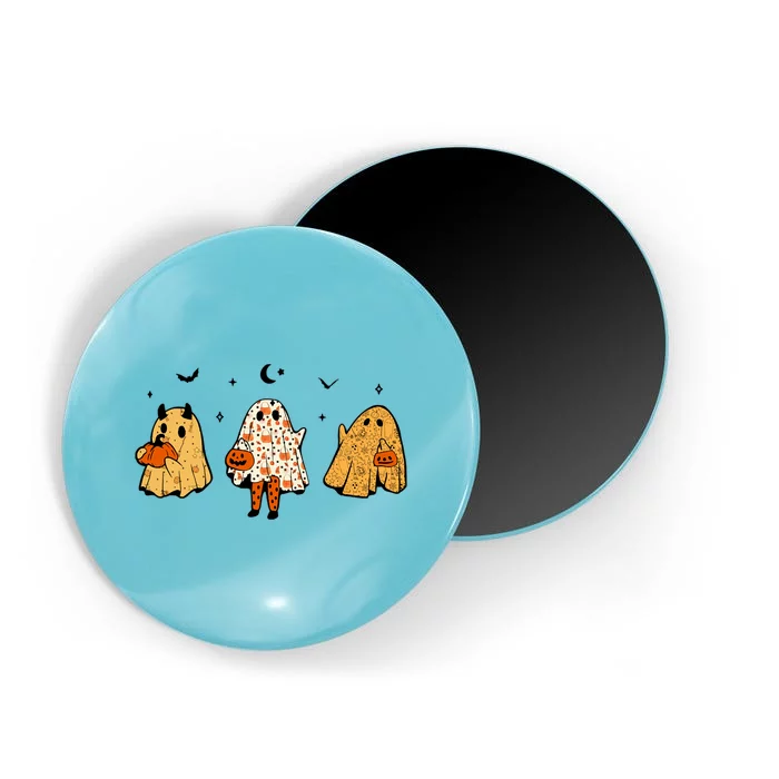 Spooky Ghosts Treat Or Treating Ghost Boo Spooky Squad Gift Magnet