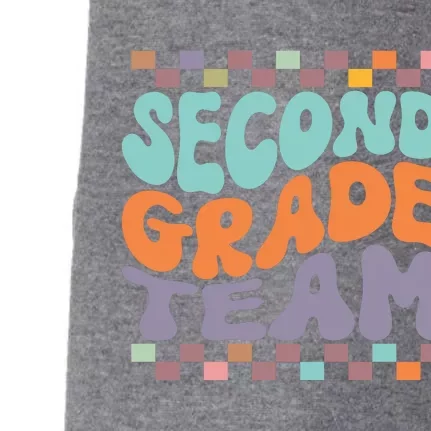 Second Grade Team Teacher Student Back To School 2nd Grade Gift Doggie 3-End Fleece Hoodie