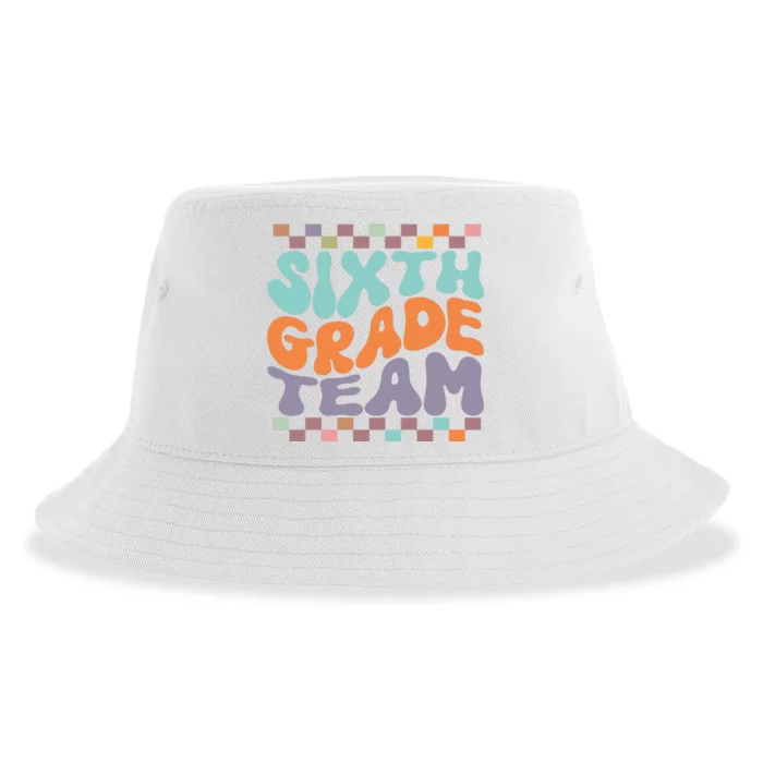 Sixth Grade Team Teacher Student Back To School 6th Grade Gift Sustainable Bucket Hat