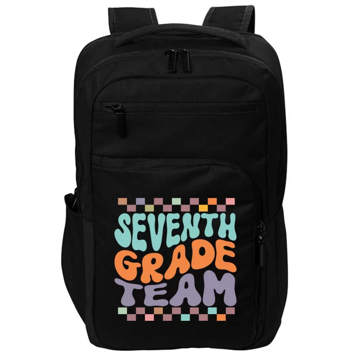 Seventh Grade Team Teacher Student Back To School 7th Grade Gift Impact Tech Backpack